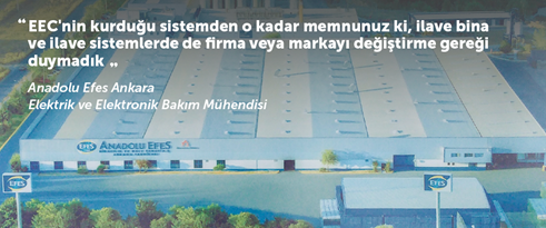 Anadolu Efes Ankara Elektrik ve Elektronik Bakım Mühendisi EEC'yi anlattı 