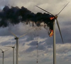 Rüzgâr Enerji Santrallerinde Yangından Korunma